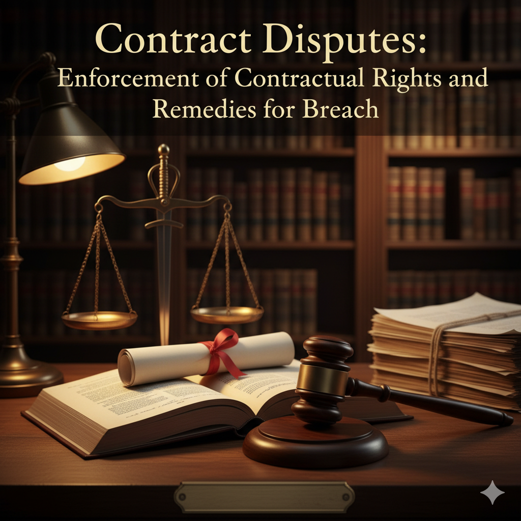 top lawyers in Pakistan- Contract Disputes: Enforcement of Contractual Rights and Remedies for Breach